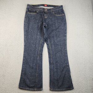 Dickies Jeans Women's 8P Petite Bootcut Mid Rise Blue Denim Workwear Pants